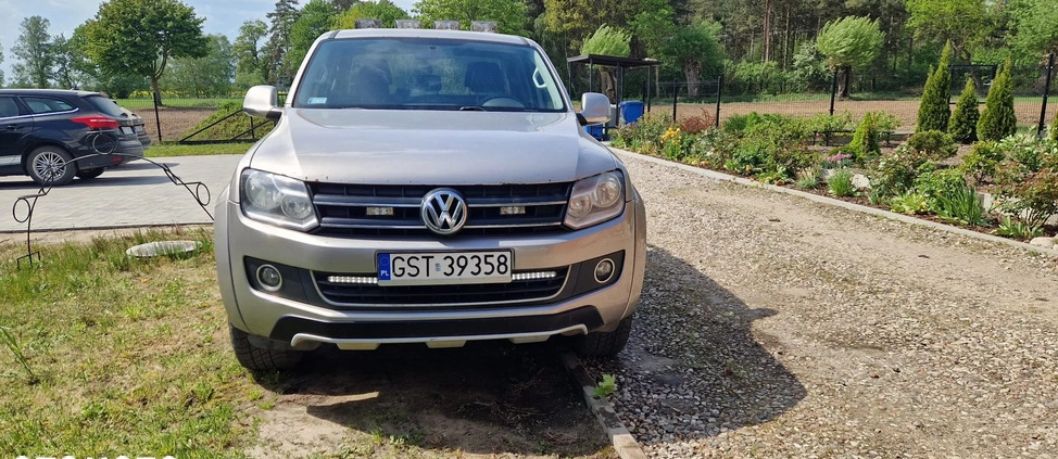 Volkswagen Amarok cena 52900 przebieg: 265100, rok produkcji 2011 z Nidzica małe 46